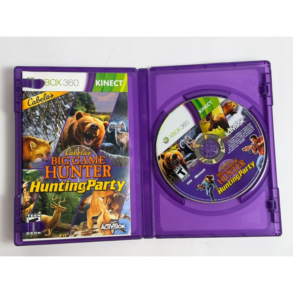Cabela's Big Game Hunter Hunting Party Xbox 360 Hunting Game Pre-owned & tested - Picture 3 of 4